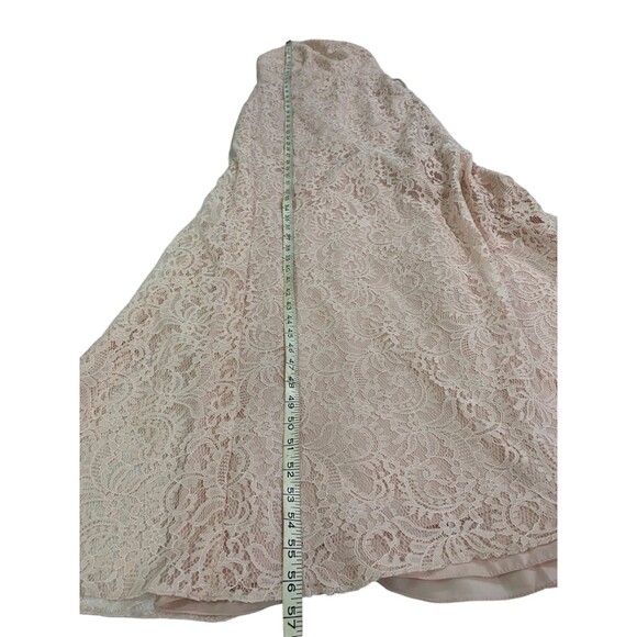 Dessy Collection 2995 Sz 0 Blush Pink Dress Party Cocktail Prom Homecoming NWT - Picture 14 of 16